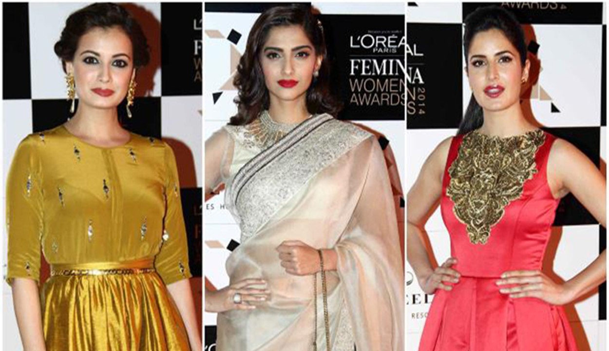 Katrina & Sonam at the L'oreal Paris Femina Women Awards