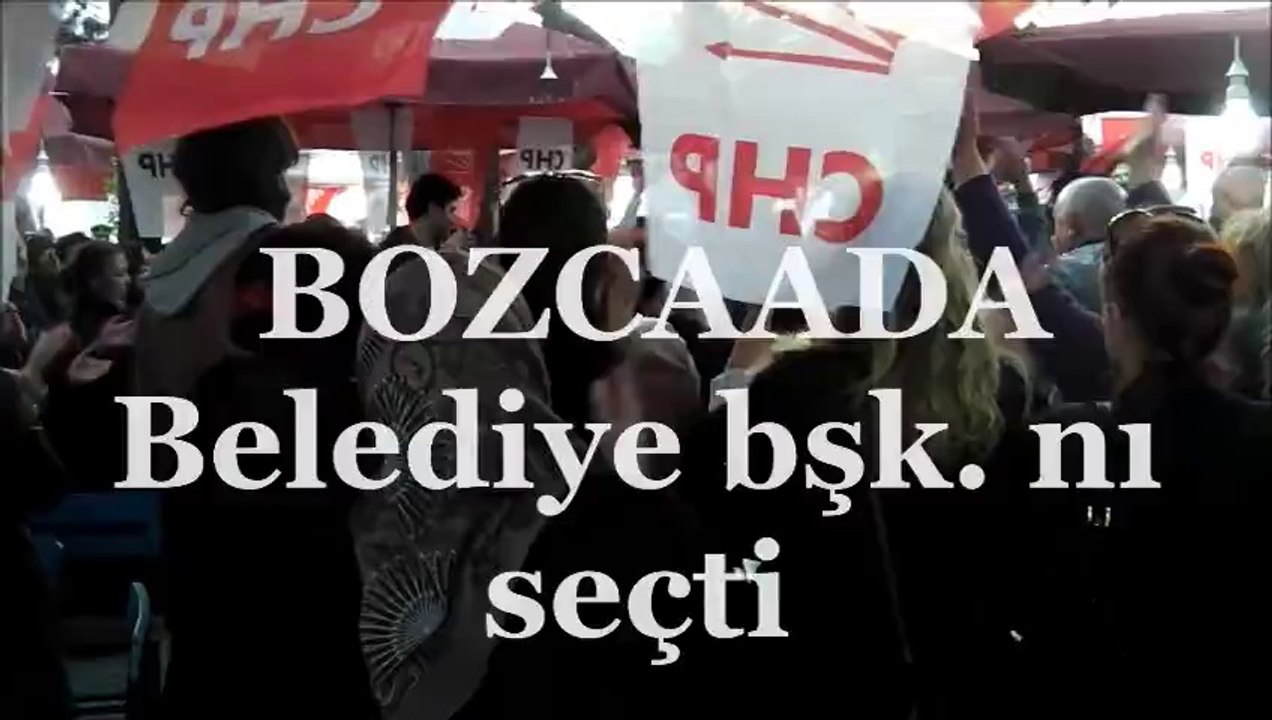 Bozcaada'da CHP SEÇİMİ ALDI--İnşallah Türkiye'ye yansır