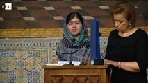 Malala reivindica el poder de la palabra contra el terrorismo