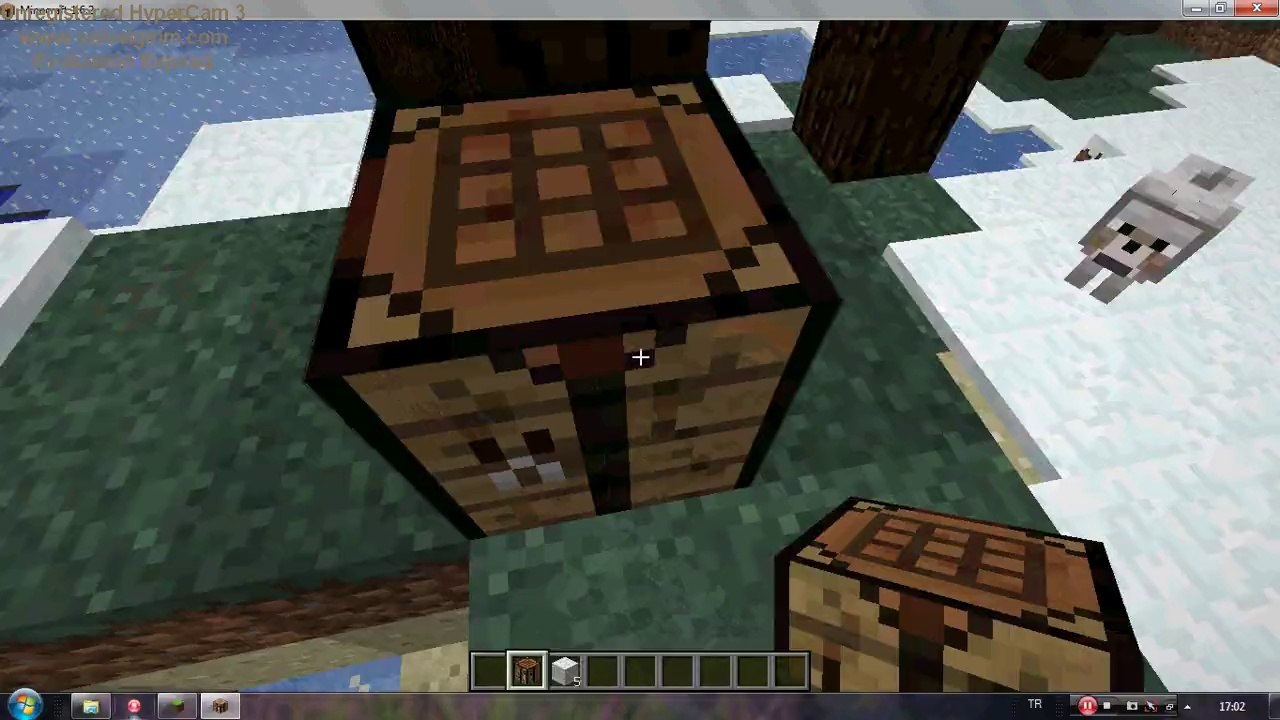 enes ile minecraft oynuyoruz/basit ev eşyaları