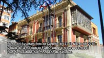 Ayto. Carreño: Debate moción del Recurso contra el Plan de Residuos del Principado de Asturias