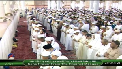 29th March 2014 Madeenah 'Isha led by Sheikh Hameed