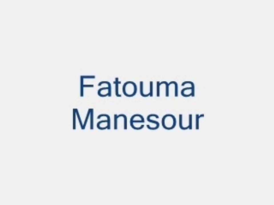Fatouma Manesour - Chanson 3