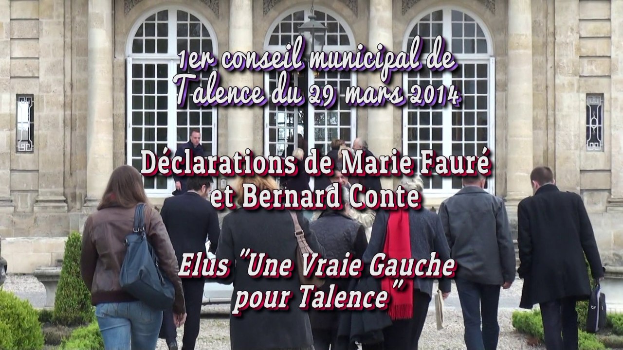 Conseil Municipal Talence