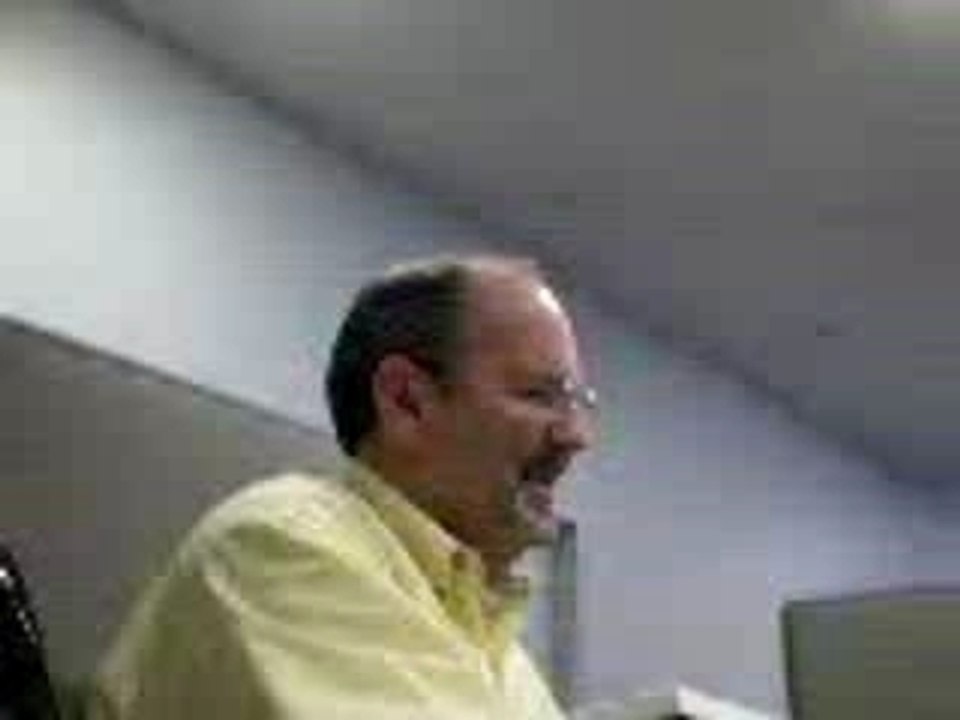 me at work