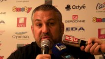 Rugby Top 14 - Christophe Urios réagit après Oyonnax - Grenoble (1ère partie)