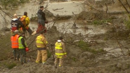 A moment of silence to mark one week since deadly mudslide