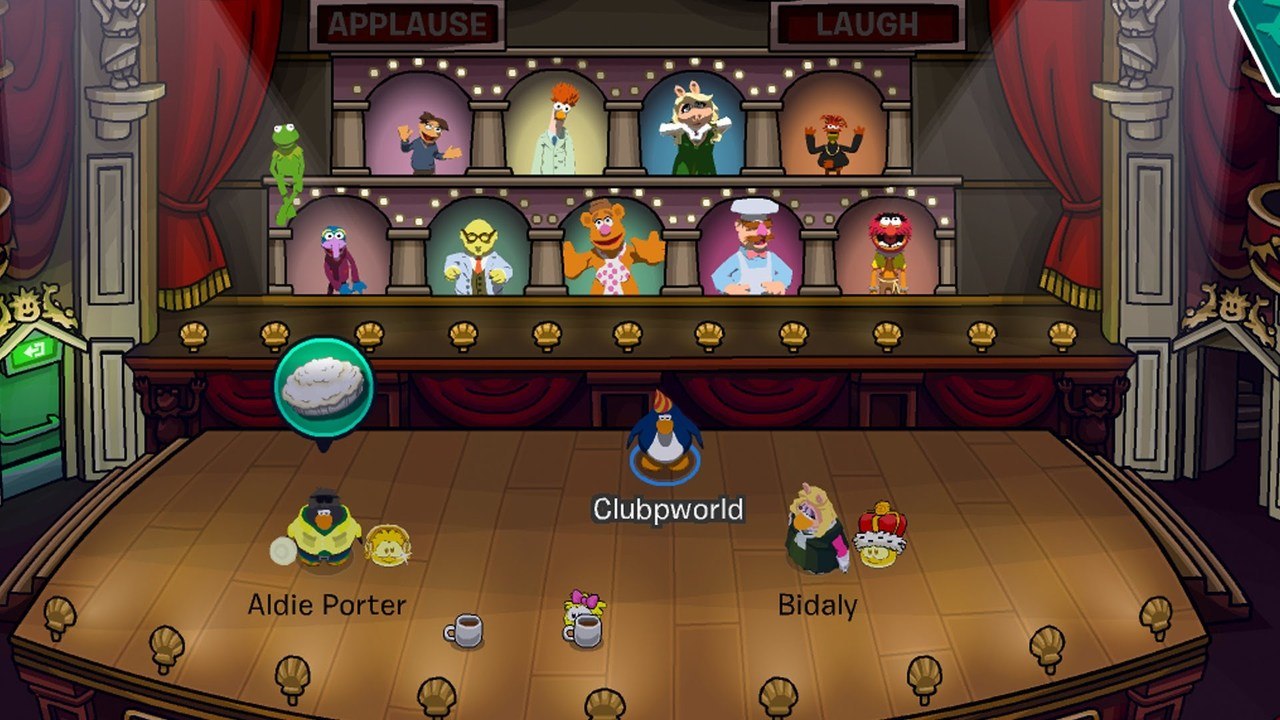 Club Penguin: Muppet Theatre Show + Background!
