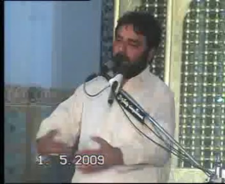 Zakir Najam ul Hassan notak majlis 1 may at Qasir Al Qaim Sargodha