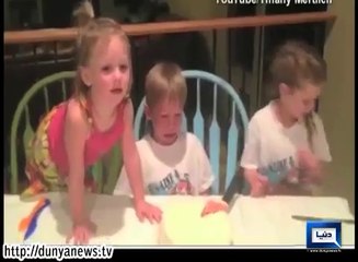 Boy freaks out after finding out he’s getting a third sister