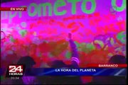 El Perú también participó de La Hora del Planeta