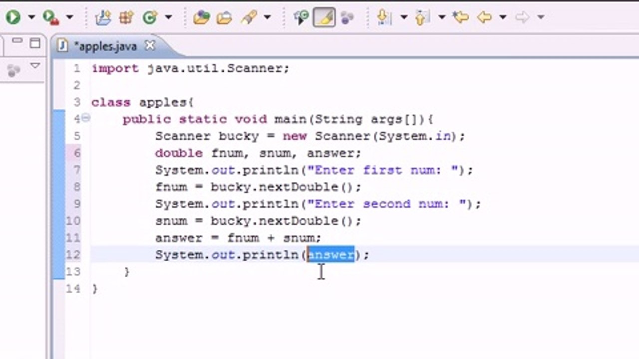 Java Level 1 Tutorial - 7 - Building a Basic Calculator