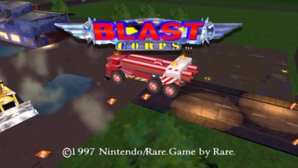 Blast Corps HD on Project64 Emulator (Widescreen Hack)