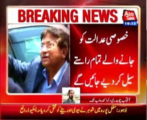 Islamabad security plan for Pervez Musharraf hearing