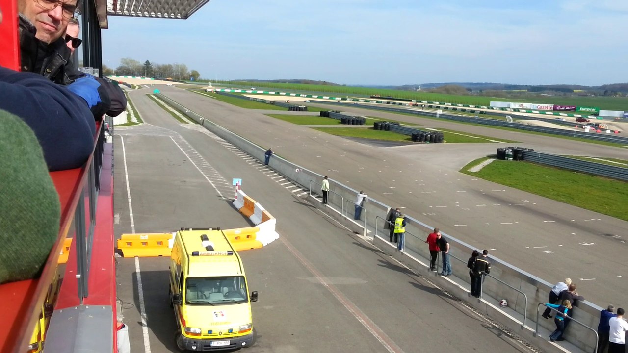 Side car Sebastien Seret, circuit de  Mettet 29/03/2014
