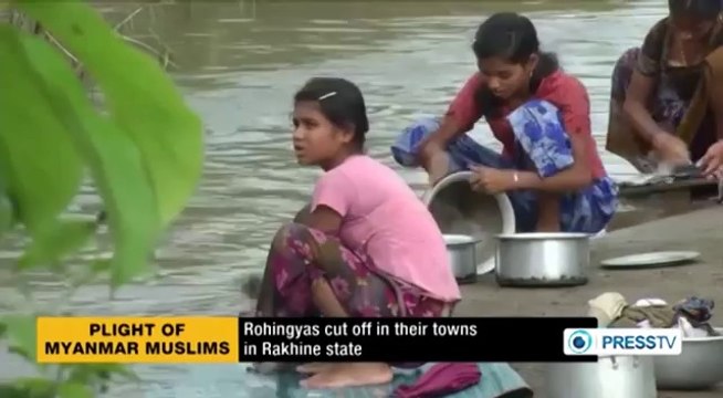 مسلمين ميانمار يعيشون في سجن مفتوح -PressTV Myanmar Muslims living in open air prison