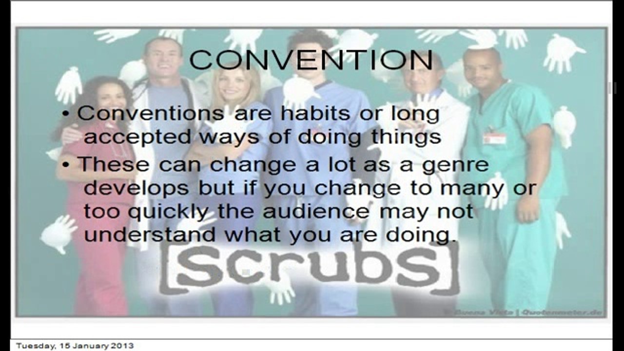 What are codes and conventions