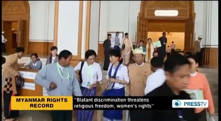 Скачать видео: هيومان رايتس ووتش تنتقد حظر الزواج بين الأديان ميانمار -PressTV  HRW slams Myanmar interfaith marriage ban