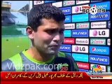 Kamran Akmal sharing his views before match