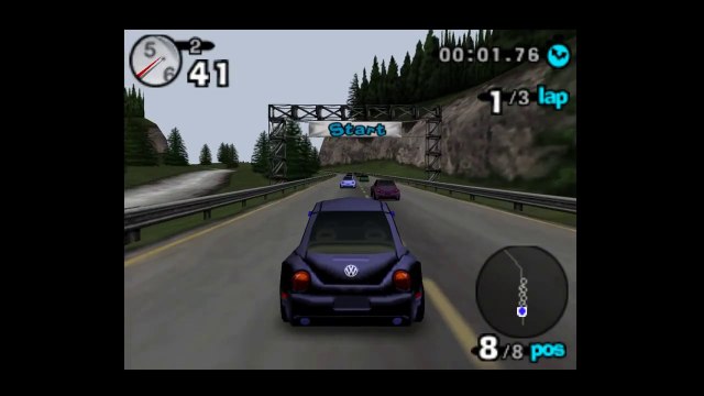 Beetle Adventure Racing! HD on 1964 Emulator