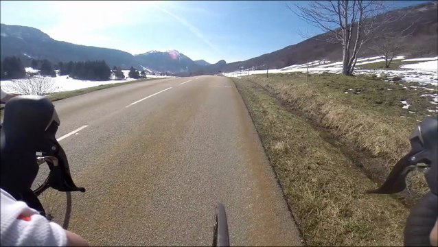 fin de l ascension du col des pres velo