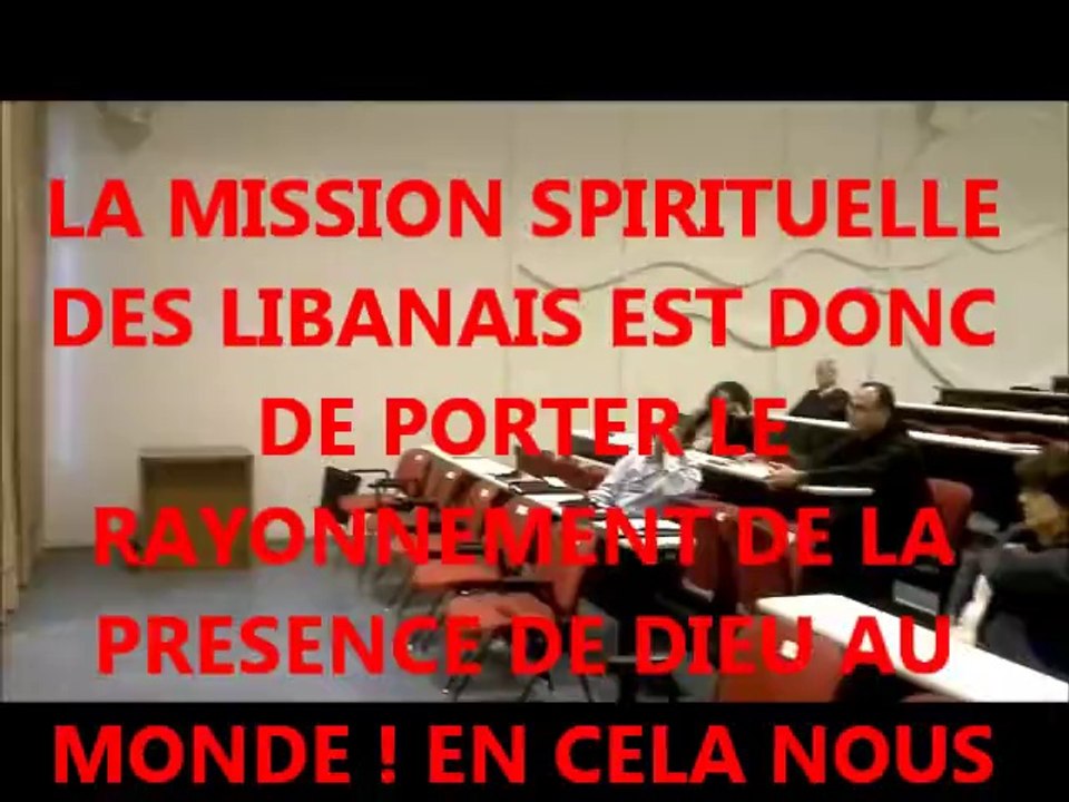 Les Libanais sont-ils le Nouveau Peuple élu ???