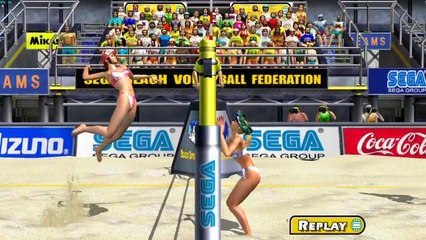 Beach Spikers HD on Dolphin Emulator (Widescreen Hack) Finals