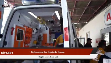 TÜRKMENSARILAR KÖYÜNDE MUHTARLIK KAVGASI