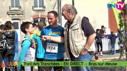 Valentin et Yannick, coureur du 12 km - Trail des Tranchées 2014