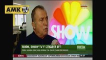 Fatih Terim Show TV'yi ziyaret etti