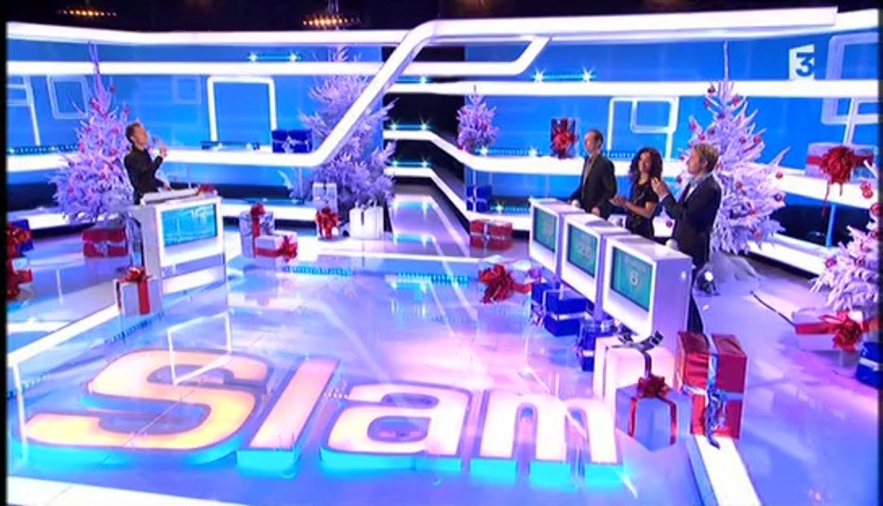 SLAM Le Jeu Des Animateurs - France 3 - Damien Thévenot, Aïda Touihri, Grégory Questel (Plus Belle la Vie) et Cyril Féraud.