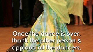 Regarding Important Dance Decorum
