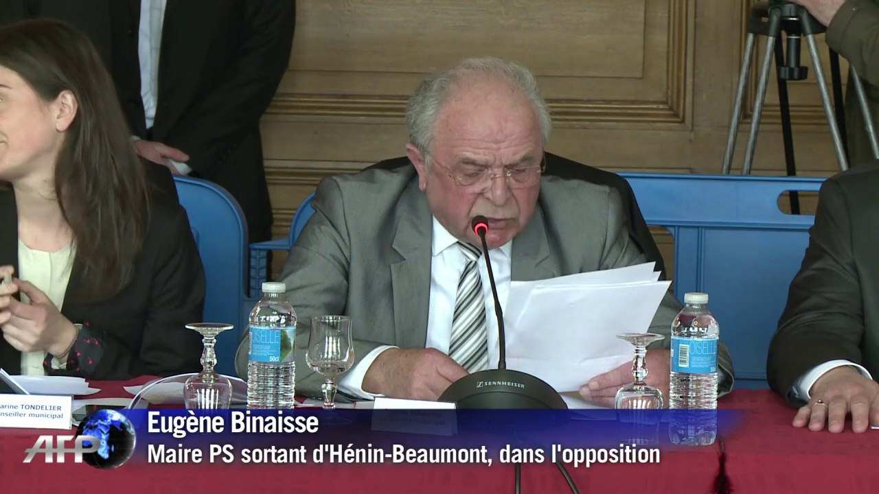 Hénin-Beaumont: le FN Steeve Briois élu maire