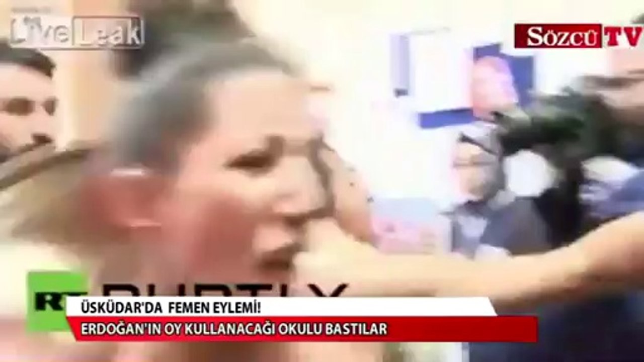 FEMEN'den seçim eylemi