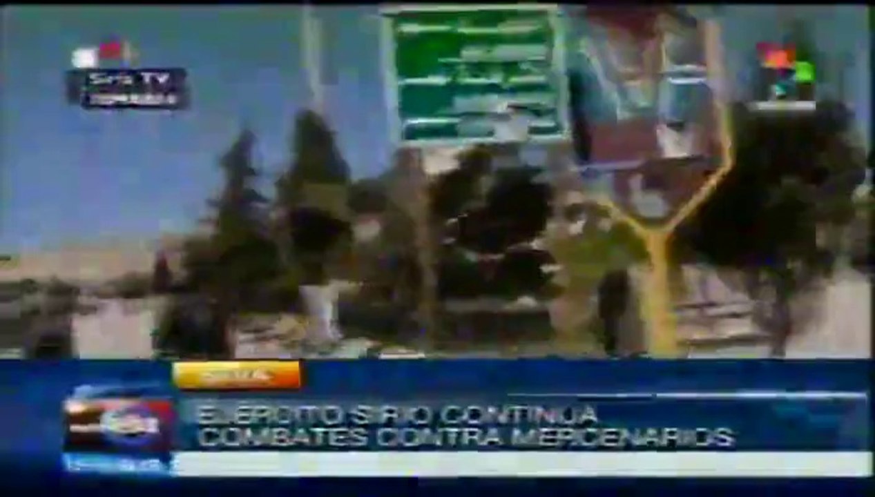 Fuerzas armadas sirias destruyen escondite de mercenarios