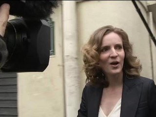 Municipales 2014: Nathalie Kosciusko-Morizet arrive dans son QG parisien - 30/03