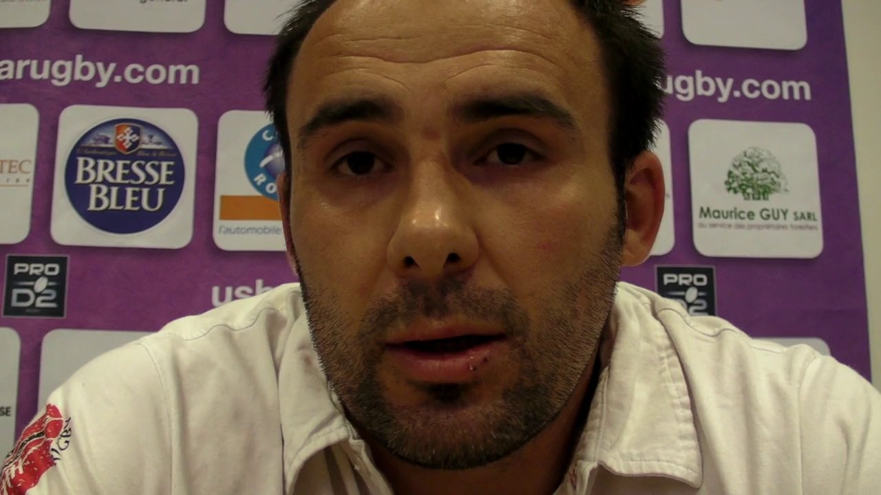 Rugby Pro D2 - Anthony Lagardere réagit après USB - Auch