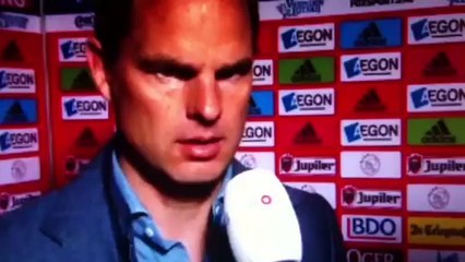 Frank de Boer: 'De ene keer scoort Pietje, de andere keer Clasie'