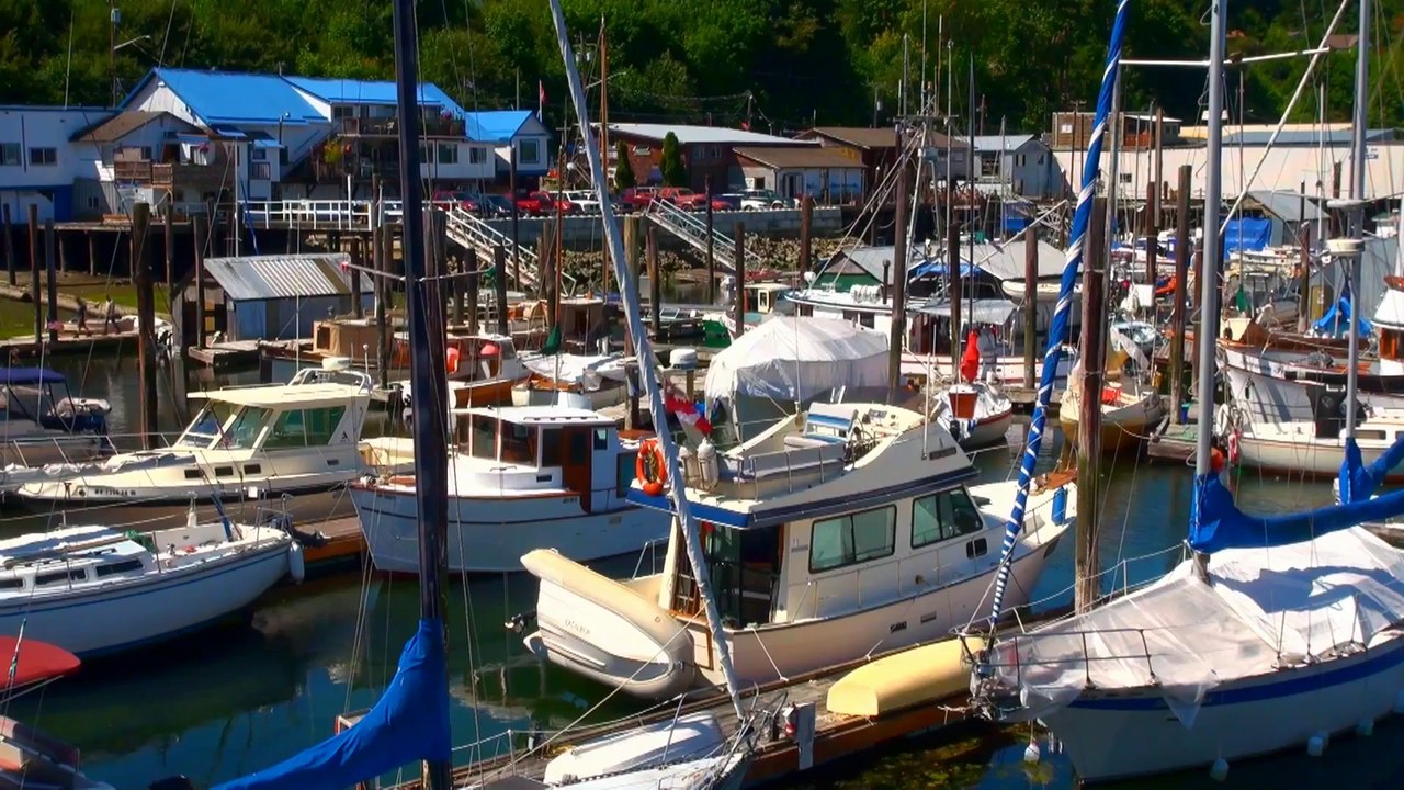 Around the Harbour of Cowichan Bay.