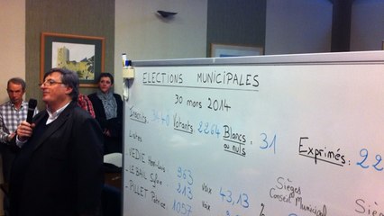 Municipales Bricquebec, victoire de Patrice Pillet