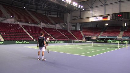 Coupe Davis, France-Allemagne : le premier entraînement des Bleus
