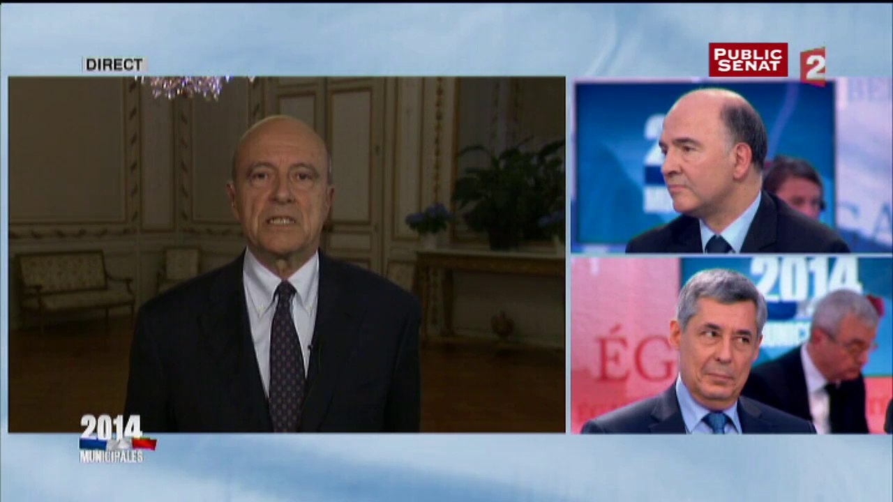 Alain Juppé : "je ne vois pas de vague bleu marine"