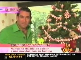 Eduardo Santamarina disfruta la navidad