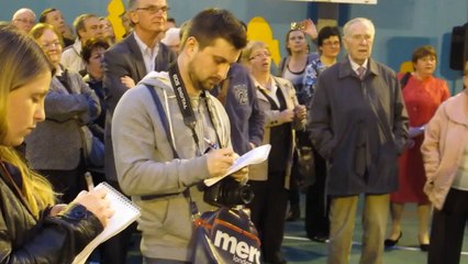 Saint-Nicolas-lez-Arras : discours d'Alain Cayet, qui ravit la mairie à Annie Cardon