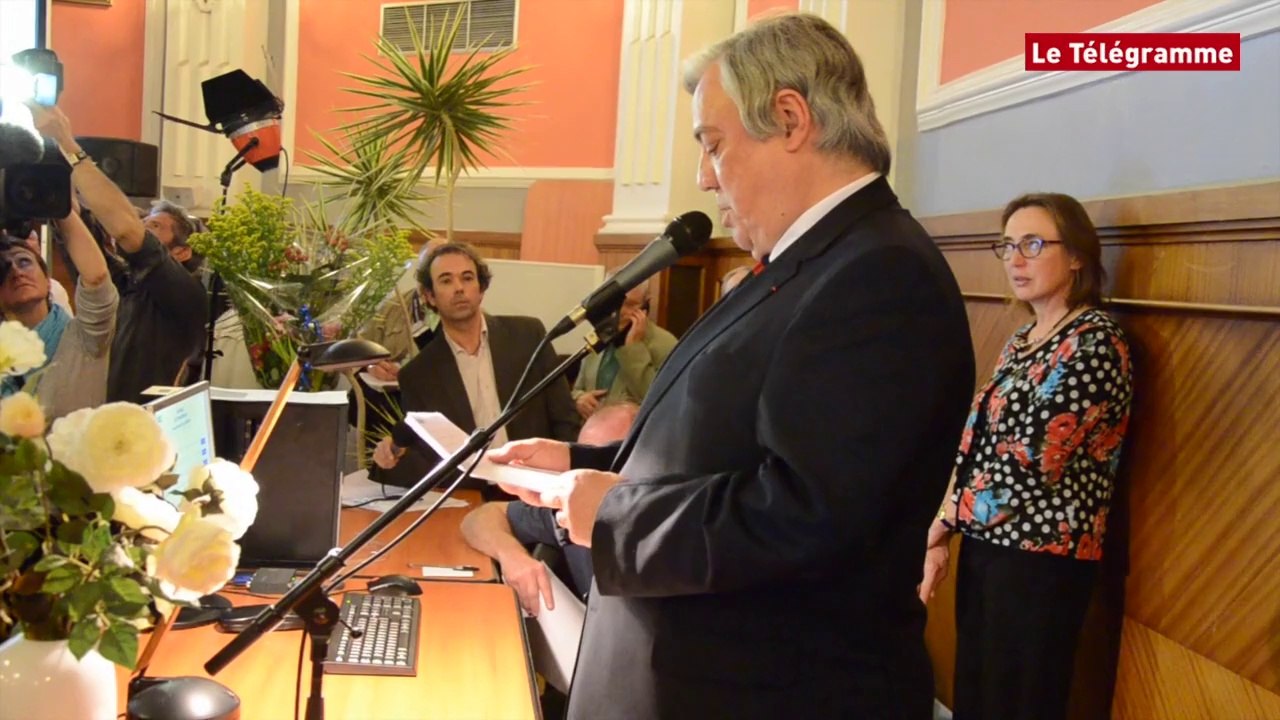 Saint-Brieuc. Municipales : le discours de Bruno Joncour