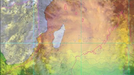 Cyclone Hellen nears Madagascar - 3/31/14
