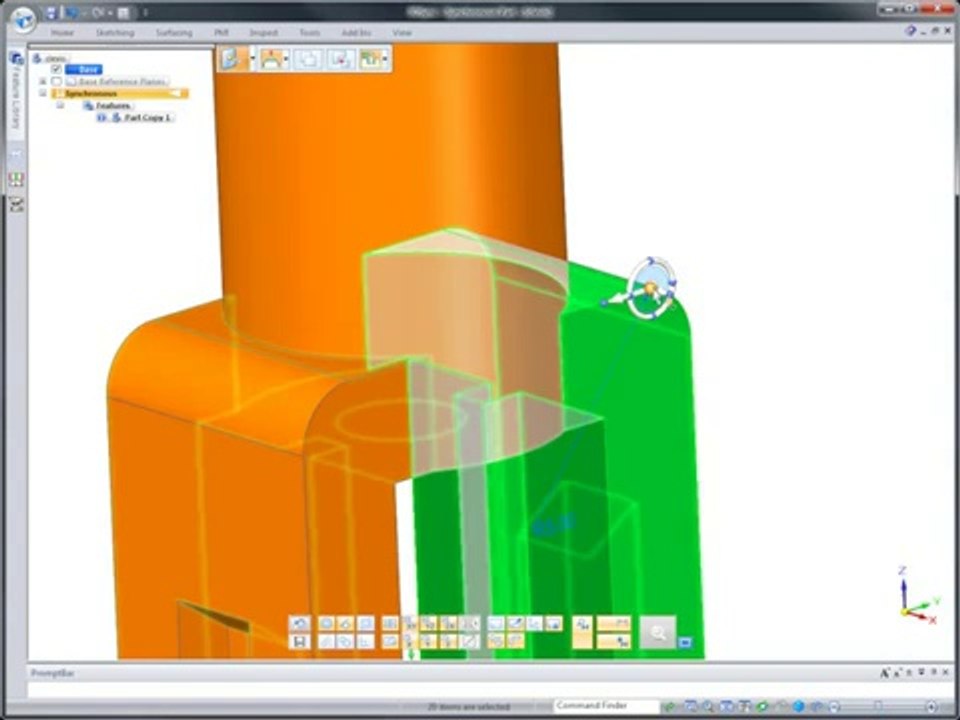 Solid Edge Senkron Modelleme Tanıtım Videosu