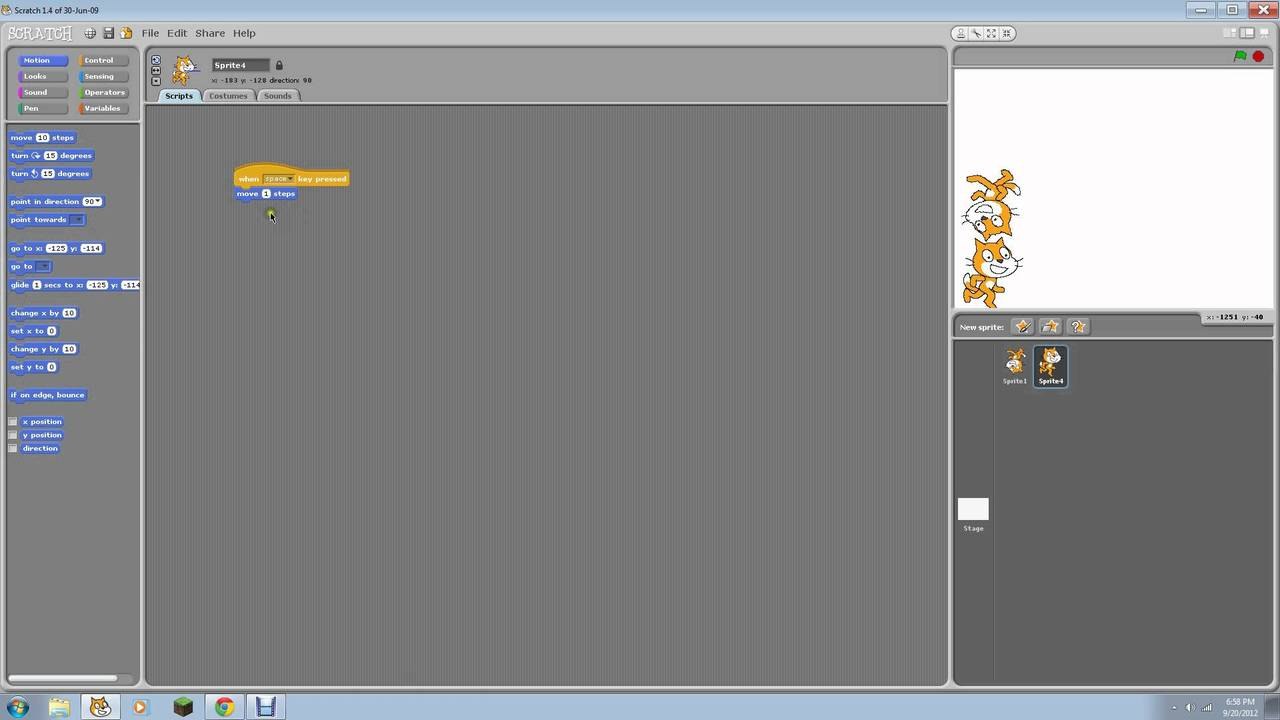 scratch video game maker part 2