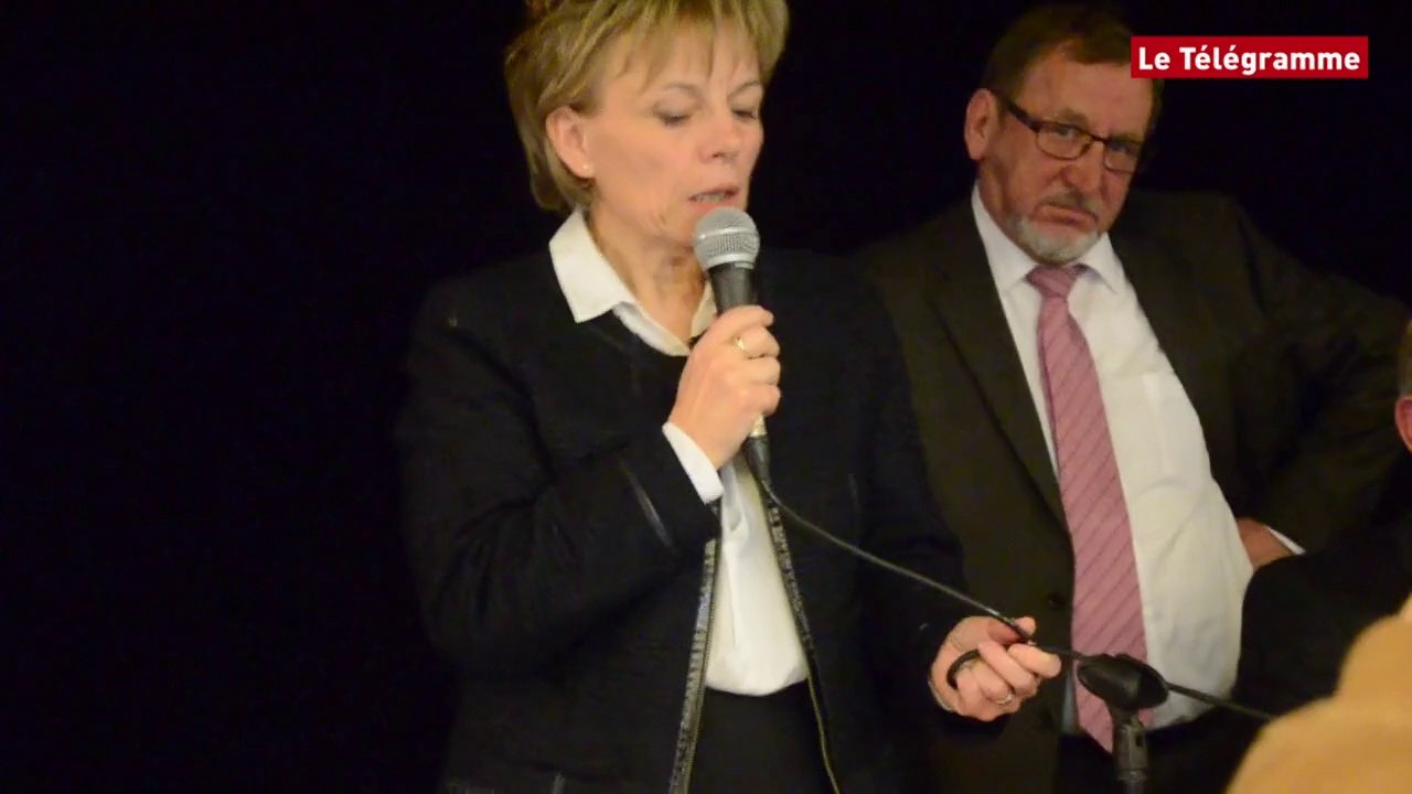 Pontivy.  La réaction de Christine Le Strat