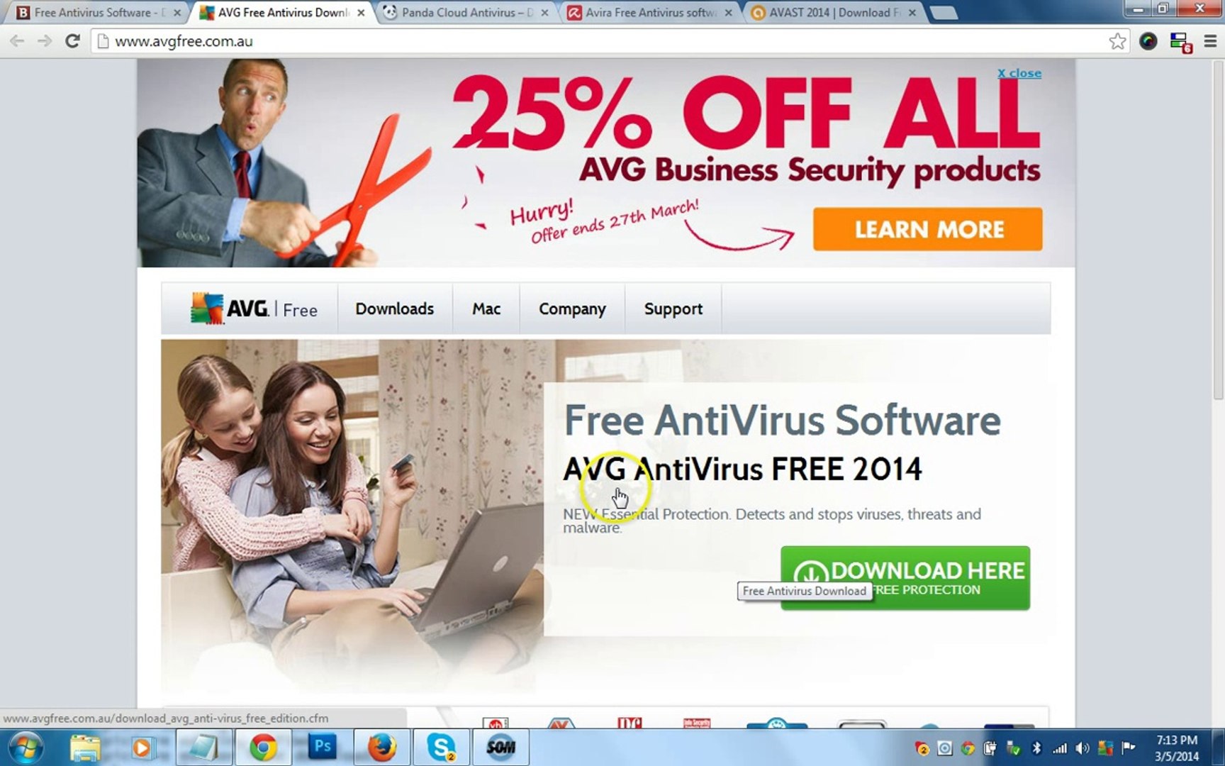 Free Antivirus Download for PC